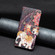 Colored Drawing Pattern Leather Phone Case for Samsung Galaxy S24+ 5G - Flowers Elephant