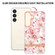 Flowers and Plants Series IMD TPU Phone Case for Samsung Galaxy S24+ 5G - Pink Gardenia