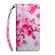 3D Painted Leather Phone Case for Samsung Galaxy S24+ 5G - Red Flower