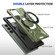 MagSafe Magnetic Shockproof Phone Case with Ring Holder for Samsung Galaxy S24+ 5G - Dark Green