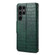 Denior Crocodile Texture Oil Edge Leather Phone Case for Samsung Galaxy S24+ 5G - Green
