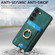 Retro Splitable Magnetic Card Bag Leather Phone Case for Samsung Galaxy S24+ 5G - Green