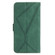 Stitching Embossed Leather Phone Case for Samsung Galaxy S24+ 5G - Green