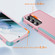 TPU + PC Shockproof Protective Phone Case for Samsung Galaxy S24+ 5G - Pink + Grey Green