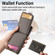 Litchi Leather Oil Edge Ring Zipper Wallet Back Phone Case for Samsung Galaxy S24+ 5G - Grey