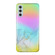 Laser Marble Pattern Clear TPU Shockproof Phone Case for Samsung Galaxy S24+ 5G - Grey