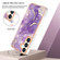 Electroplating Marble Dual-side IMD Phone Case for Samsung Galaxy S24+ 5G - Purple 002