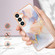Electroplating IMD TPU Phone Case for Samsung Galaxy S24+ 5G - White Marble
