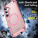 Skin Feel TPU + PC MagSafe Magnetic Phone Case for Samsung Galaxy S24+ 5G - Transparent Pink