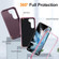 Life Waterproof Rugged Phone Case for Samsung Galaxy S24+ 5G - Purple + Pink