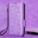 Symmetrical Triangle Leather Phone Case for Samsung Galaxy S24+ 5G - Purple