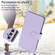 Multi-Card Wallet RFID Leather Phone Case for Samsung Galaxy S24+ 5G - Light Purple