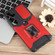 Camera Shield Card Slot PC+TPU Phone Case for Samsung Galaxy S24+ 5G - Red