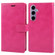 GOOSPERY MANSOOR DIARY 9 Card Slots Leather Phone Case for Samsung Galaxy S24+ 5G - Rose Red