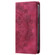 Totem Embossed Magnetic Leather Phone Case for Samsung Galaxy S24+ 5G - Red