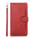 Wristband Card Slot Leather Phone Case for Samsung Galaxy S24+ 5G - Red