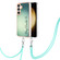 Electroplating Dual-side IMD Phone Case with Lanyard for Samsung Galaxy S24+ 5G - Smile