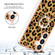 Electroplating Dual-side IMD Phone Case with Ring Holder for Samsung Galaxy S24+ 5G - Leopard Print