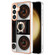 Electroplating Dual-side IMD Phone Case with Ring Holder for Samsung Galaxy S24+ 5G - Retro Radio