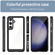 Colorful Series Acrylic + TPU Phone Case for Samsung Galaxy S24 5G - Black