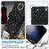 Rhombic Texture Card Bag Phone Case with Long Lanyard for Samsung Galaxy S24 5G - Black