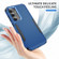 TPU + PC Shockproof Protective Phone Case for Samsung Galaxy S24 5G - Royal Blue + Black