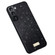 SULADA Glittery TPU + Handmade Leather Phone Case for Samsung Galaxy S24 5G - Black