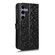 Honeycomb Dot Texture Leather Phone Case for Samsung Galaxy S24 5G - Black