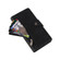 Rivet Buckle 9 Cards 3-Fold Wallet Leather Phone Case for Samsung Galaxy S24 5G - Black