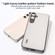 ABEEL Genuine Leather Elegant Black Edge Phone Case for Samsung Galaxy S24 5G - White