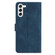 Seven Butterflies Embossed Leather Phone Case for Samsung Galaxy S24 5G - Blue