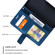 Skin Feel Splicing Horizontal Flip Leather Phone Case for Samsung Galaxy S24 5G - Blue