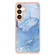 Electroplating Marble Dual-side IMD Phone Case for Samsung Galaxy S24 5G - Blue 018