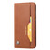 Knead Skin Texture Flip Leather Phone Case for Samsung Galaxy S24 5G - Brown