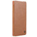 NILLKIN Qin Prop Series Flip Camera Cover Design Leather Phone Case for Samsung Galaxy S24 5G - Brown