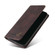 Skin Feel Anti-theft Brush Horizontal Flip Leather Case with Holder for Samsung Galaxy S24 5G - Brown