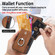 Retro Skin-feel Ring Card Wallet Phone Case for Samsung Galaxy S24 5G - Brown
