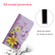 Colored Drawing Pattern Leather Phone Case for Samsung Galaxy S24 5G - Yellow Flower Butterfly