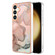 Electroplating Marble Dual-side IMD Phone Case for Samsung Galaxy S24 5G - Rose Gold 015