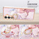 Electroplating Marble IMD TPU Phone Case with Ring Holder for Samsung Galaxy S24 5G - Rose Gold 005