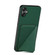 Denior Imitation Calf Leather Back Phone Case with Holder for Samsung Galaxy S24 5G - Green