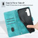 Skin-feel Embossed Leather Phone Case for Samsung Galaxy S24 5G - Green