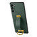 SULADA PC + Leather Texture Skin Feel Shockproof Phone Case for Samsung Galaxy S24 5G - Green