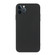 Straight Edge Solid Color TPU Shockproof Phone Case for iPhone 15 Pro Max - Black