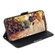 3D Colored Horizontal Flip Leather Phone Case for Samsung Galaxy S24 5G - Peacock Wreath