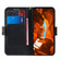 3D Colored Horizontal Flip Leather Phone Case for Samsung Galaxy S24 5G - Zoo