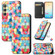 CaseNeo Colorful Magnetic Leather Phone Case for Samsung Galaxy S24 5G - Magic Space