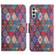 Colored Drawing Pattern Leather Phone Case for Samsung Galaxy S24 5G - Diamond Kaleidoscope