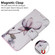 Coloured Drawing Flip Leather Phone Case for Samsung Galaxy S24 5G - Magnolia