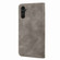 Skin Feel Splicing Leather Phone Case for Samsung Galaxy S24 5G - Grey